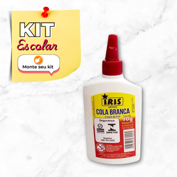 Cola Branca Iris 90G