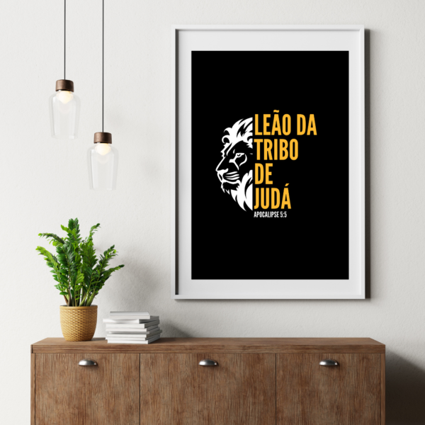 Quadro Decorativo – Leão da Tribo de Judá - Image 2