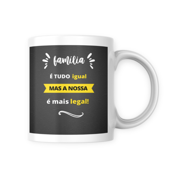 Caneca Personalizada – Família é tudo igual